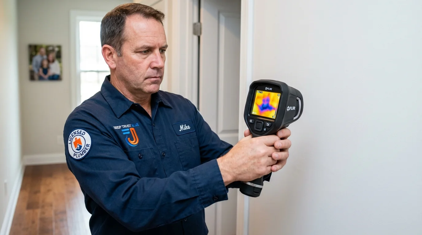Thermal imaging leak detection by Johns Plumbing LLC in Wamego